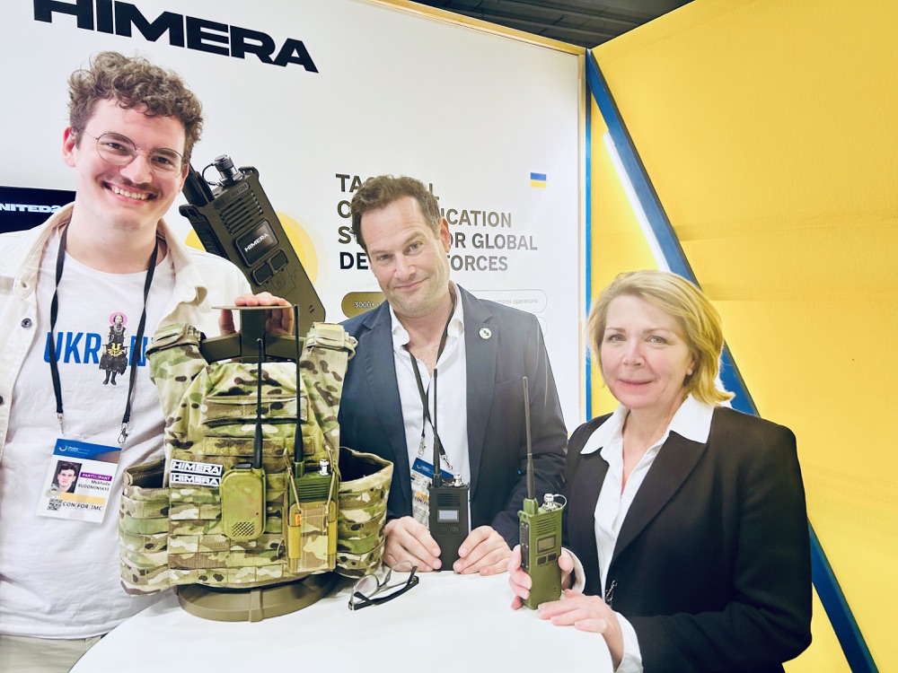 At the HIMERA exhibition stand