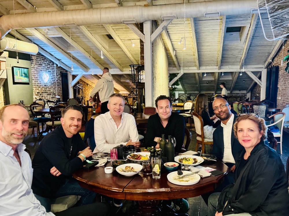Dinner with founders and investors