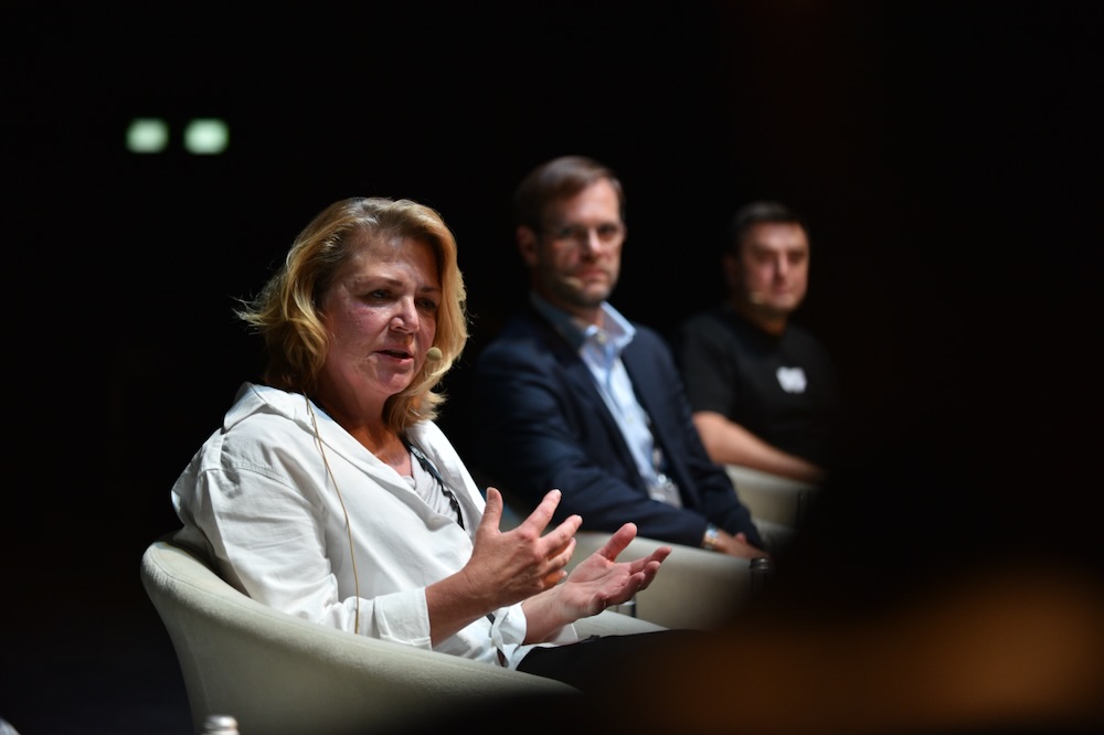 Panel discussion on stage